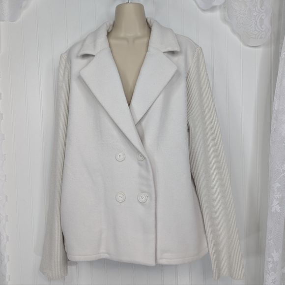 SPLENDID Singrid Double Breasted Wool Blend Jacket Sz XL NWT $198 - Picture 6 of 15